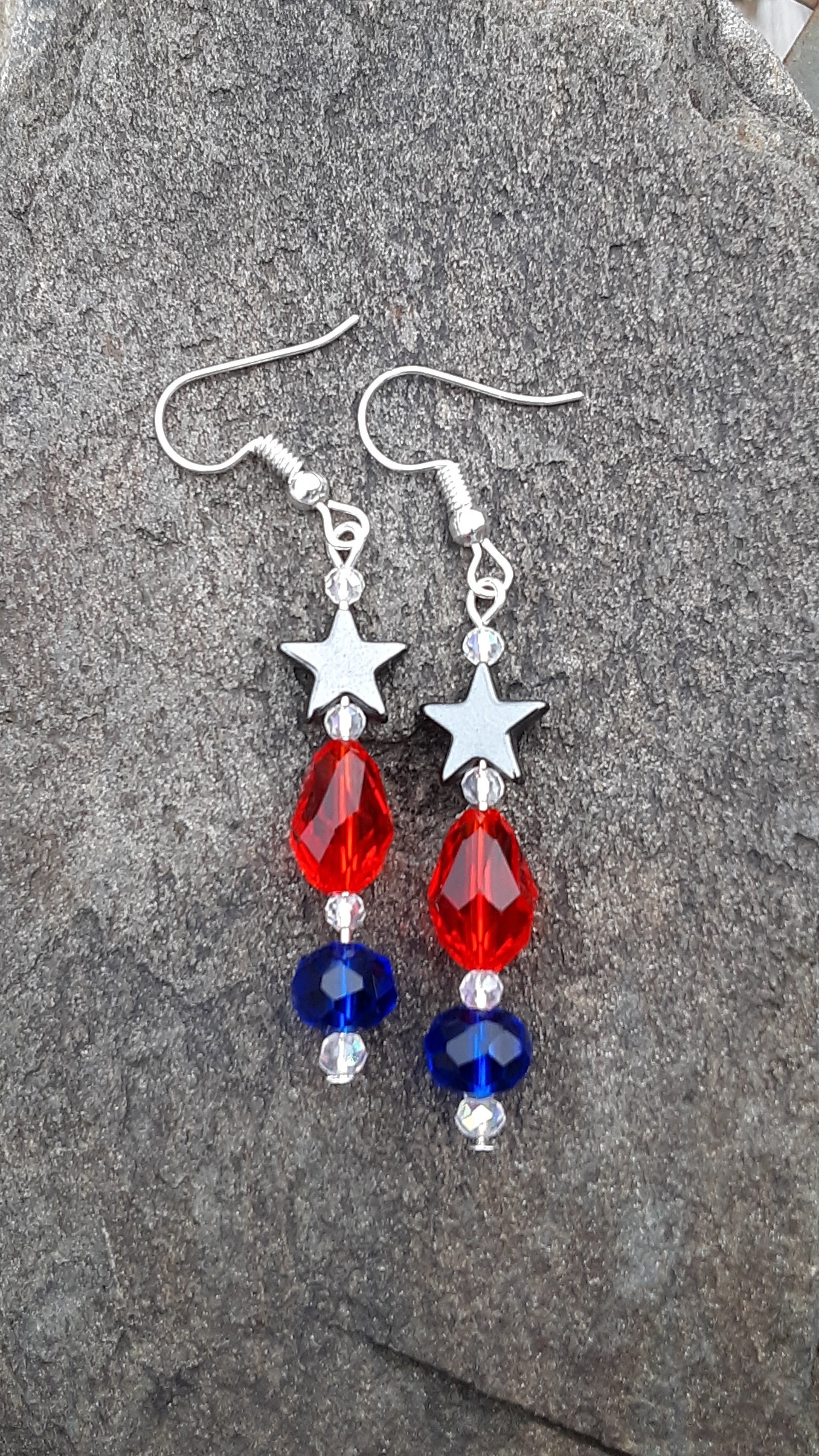 Star Spangled sparkler earrings