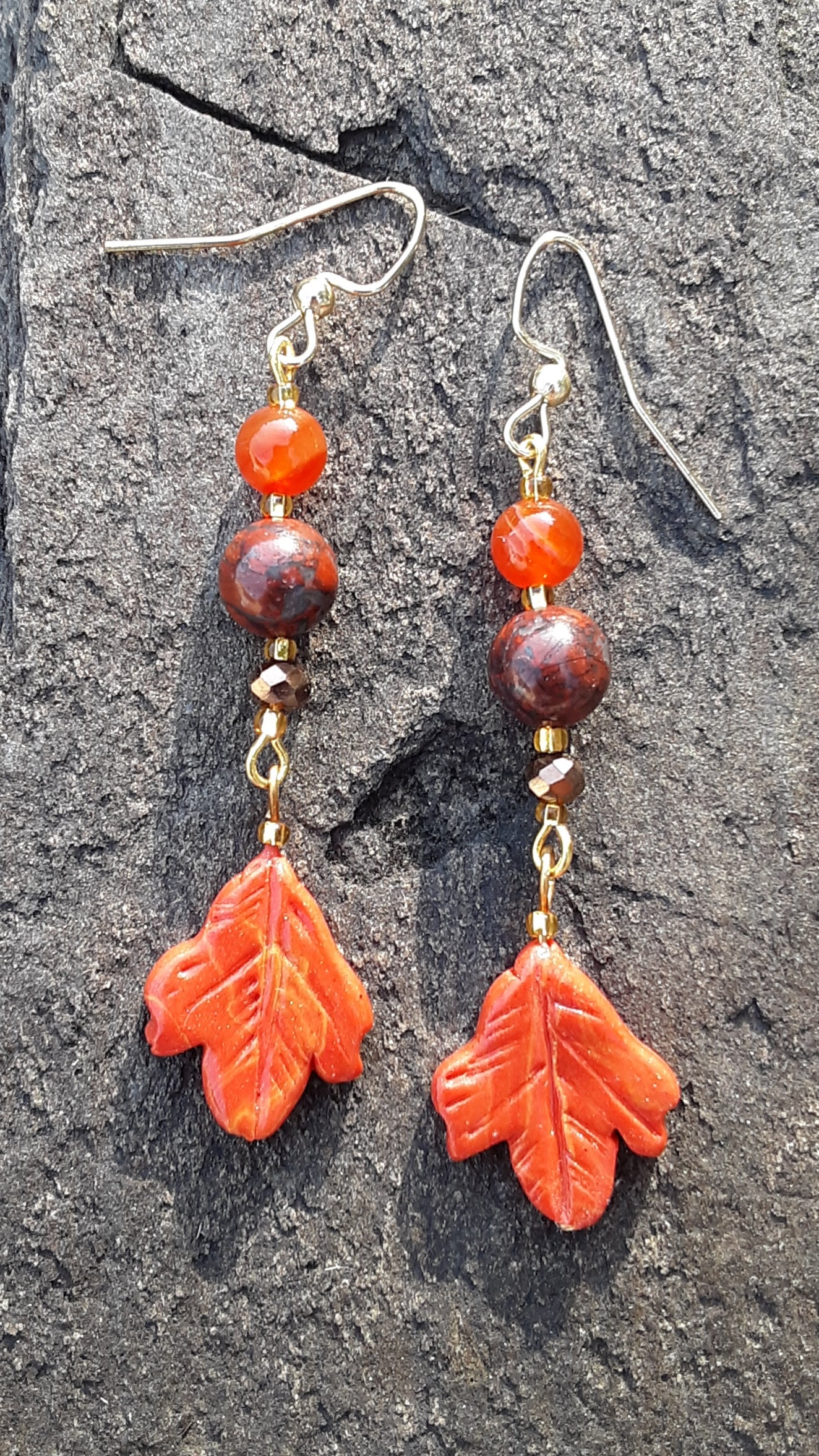 Fall flourishes earrings