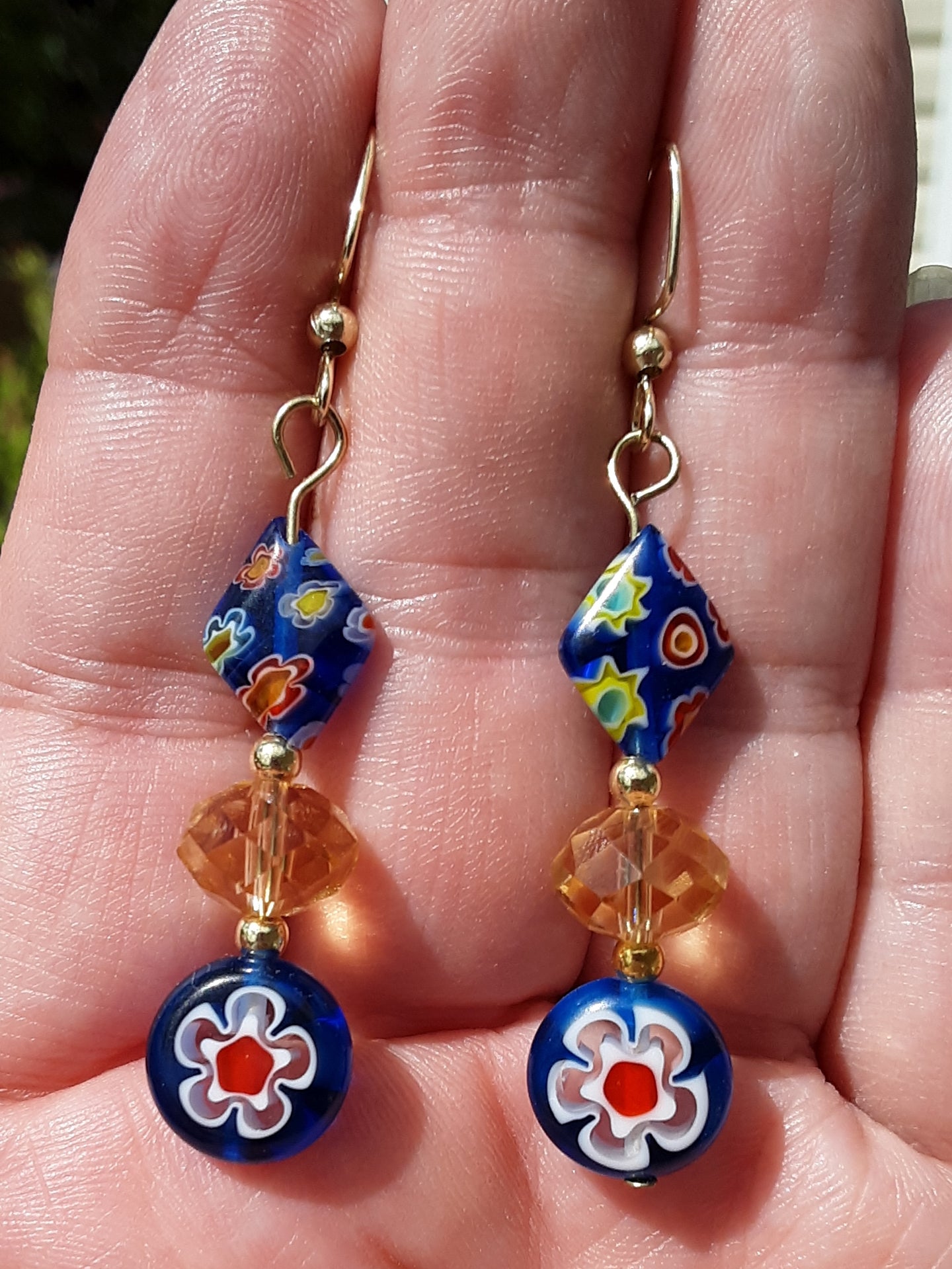 Flower and flash Earrings