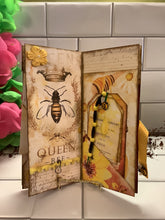 Load image into Gallery viewer, Queen Bee Tall Envelope Junk Journal
