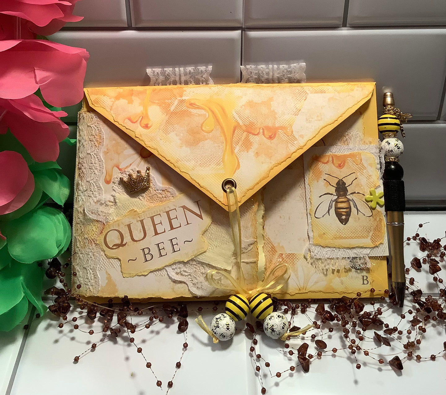 Queen Bee Side Junk Journal