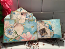 Load image into Gallery viewer, Blue Daisy Envelope Junk Journal
